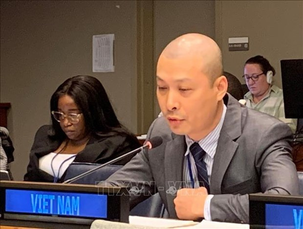 Ministro consejero Nguyen Hoang Nguyen, representante permanente alterno de Vietnam ante las Naciones Unidas. (Fotografía: VNA) Ministro consejero Nguyen Hoang Nguyen, representante permanente alterno de Vietnam ante las Naciones Unidas. (Fotografía: VNA)