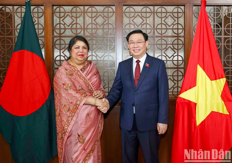 Presidente de la Asamblea Nacional de Bangladés recibe a su homólogo vietnamita ảnh 1 Presidente de la Asamblea Nacional de Bangladés recibe a su homólogo vietnamita ảnh 1