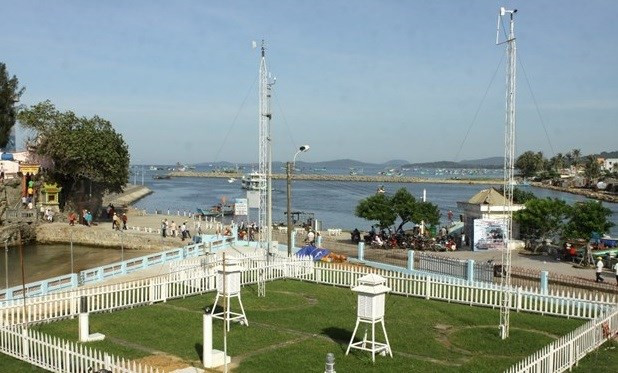 Estación de alerta de inundaciones. (Foto: VNA)