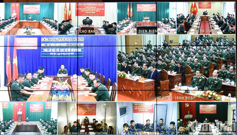 El primer ministro solicita al puesto fronterizo de Truong Sa que se coordine estrechamente con las fuerzas competentes en el mar para mantener la independencia, la soberanía y la integridad territorial, y manejar los asuntos marítimos sobre la base del derecho nacional e internacional. El primer ministro solicita al puesto fronterizo de Truong Sa que se coordine estrechamente con las fuerzas competentes en el mar para mantener la independencia, la soberanía y la integridad territorial, y manejar los asuntos marítimos sobre la base del derecho nacional e internacional.