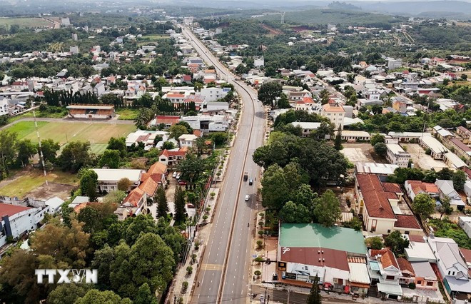 Panorama del distrito de Bu Dang. (Foto: VNA)