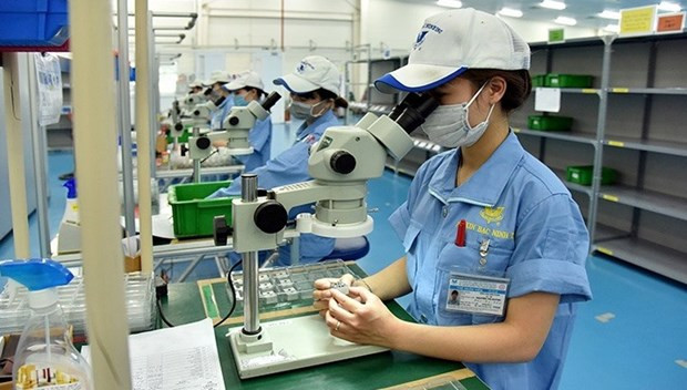 Taller de producción de una empresa con inversión extranjera en la provincia de Bac Ninh. (Foto: baodautu.vn)