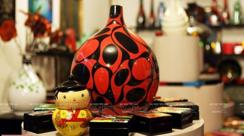 Un producto de laca Ha Thai. (Fotografía: VNA)