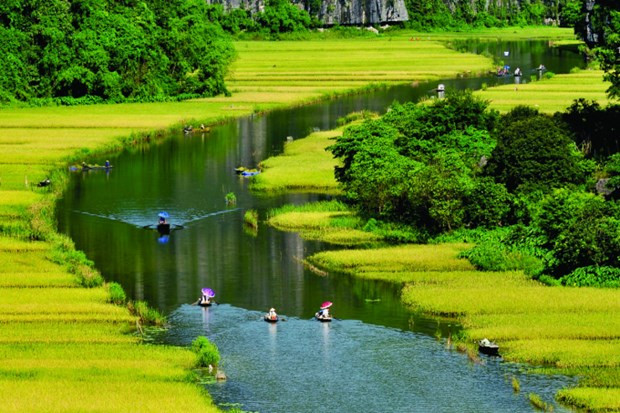 Hermoso paisaje de Ninh Binh. (Foto: VNA)