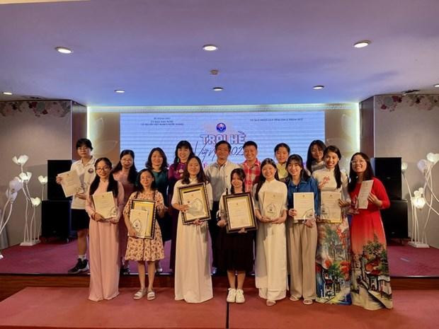 Un concurso de cuentos en idioma vietnamita. (Fotografía: VNA)