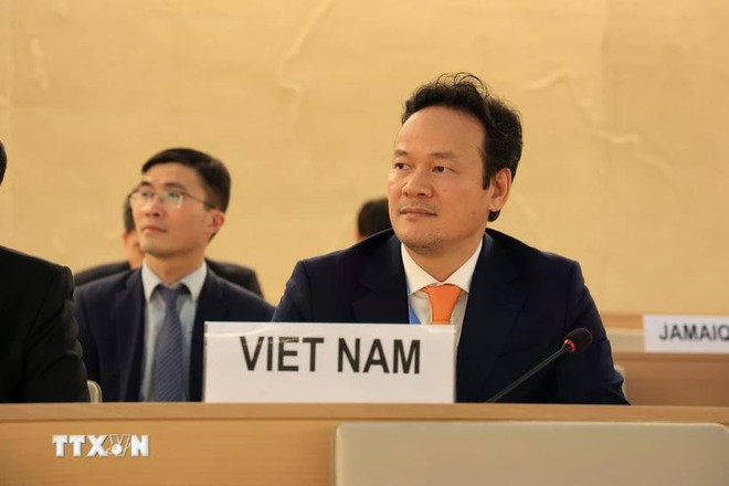 El embajador Mai Phan Dung, representante permanente de Vietnam en Ginebra. (Foto: VNA) El embajador Mai Phan Dung, representante permanente de Vietnam en Ginebra. (Foto: VNA)