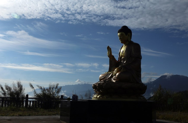 La cima de Lao Ty Phung también constituye un destino de turismo espiritual de la gente local. (Foto: VNA)