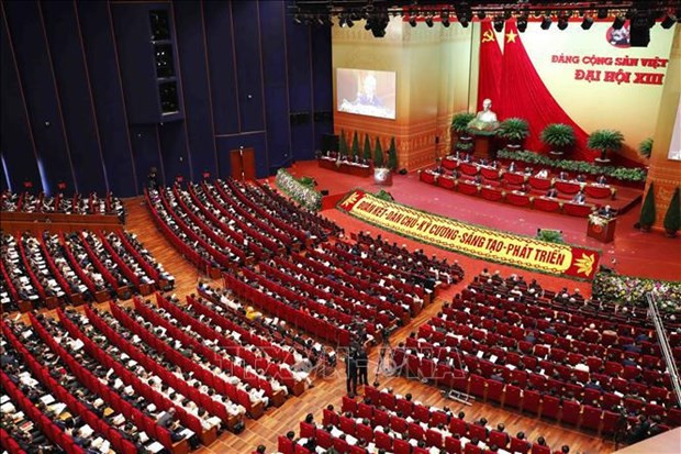 En el XIII Congreso Nacional del Partido Comunista de Vietnam. (Foto: VNA) En el XIII Congreso Nacional del Partido Comunista de Vietnam. (Foto: VNA)