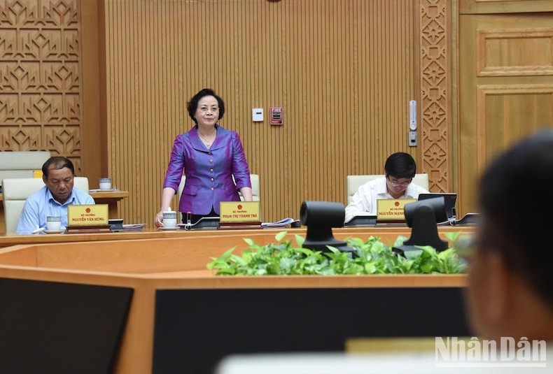 La ministra del Interior, Pham Thi Thanh Tra.