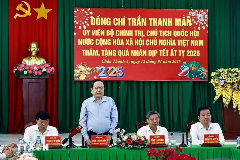 El presidente de la ANV, Tran Thanh Man, en la actividad. (Foto: VNA) El presidente de la ANV, Tran Thanh Man, en la actividad. (Foto: VNA)