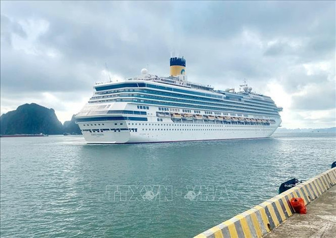 En la bahía de Ha Long. (Foto: VNA) En la bahía de Ha Long. (Foto: VNA)