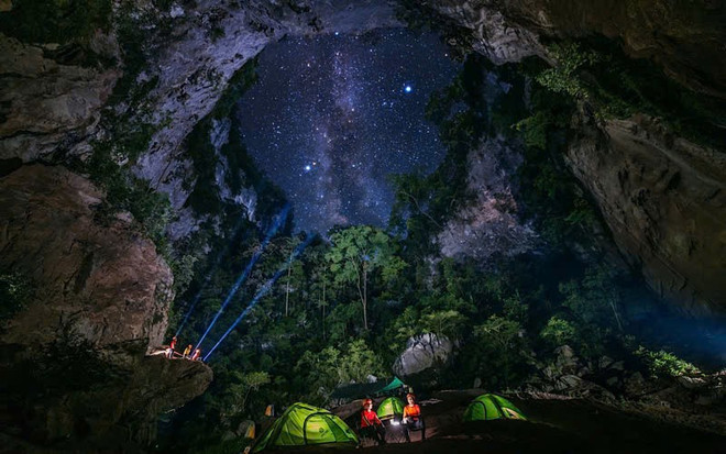 Dentro de una cueva en el Parque Nacional Phong Nha - Ke Bang (Foto: VNA) Dentro de una cueva en el Parque Nacional Phong Nha - Ke Bang (Foto: VNA)