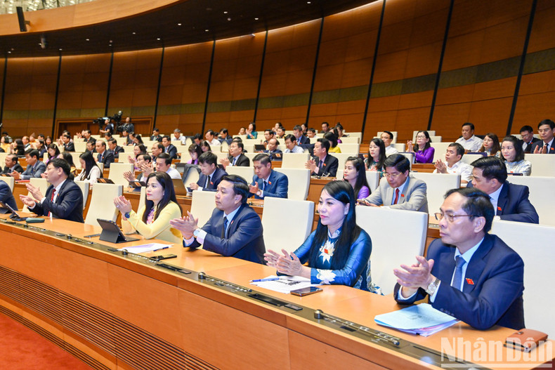Diputados en la sesión.