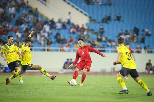 Imagenes del partido. (Fotografía: VNA)