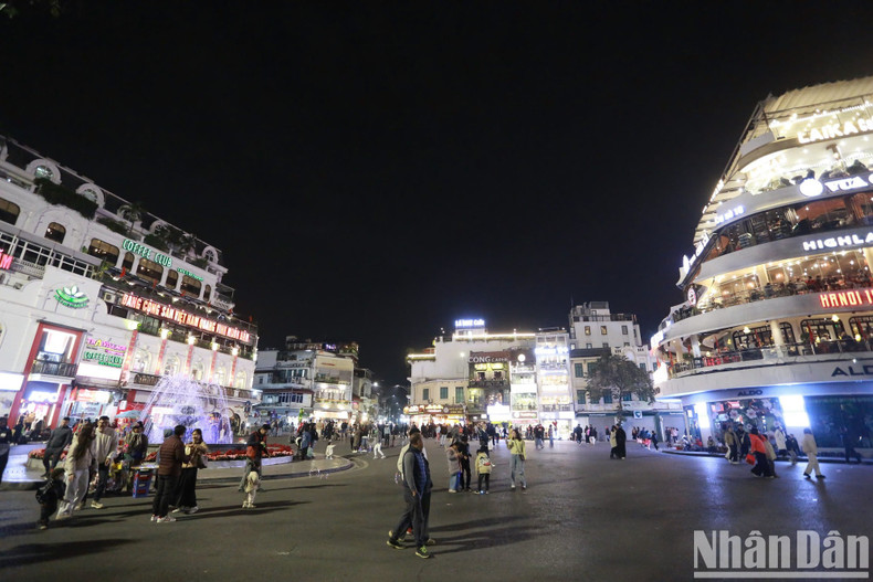 Las calles vacías alrededor de las 9 de la noche.