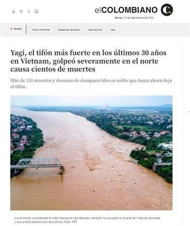 En el diario “El Colombiano” de Colombia. En el diario “El Colombiano” de Colombia.