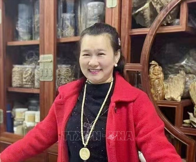 Pham Thi Kim Dung, directora general de la Empresa Hua Pham Beijing. (Foto: VNA) Pham Thi Kim Dung, directora general de la Empresa Hua Pham Beijing. (Foto: VNA)