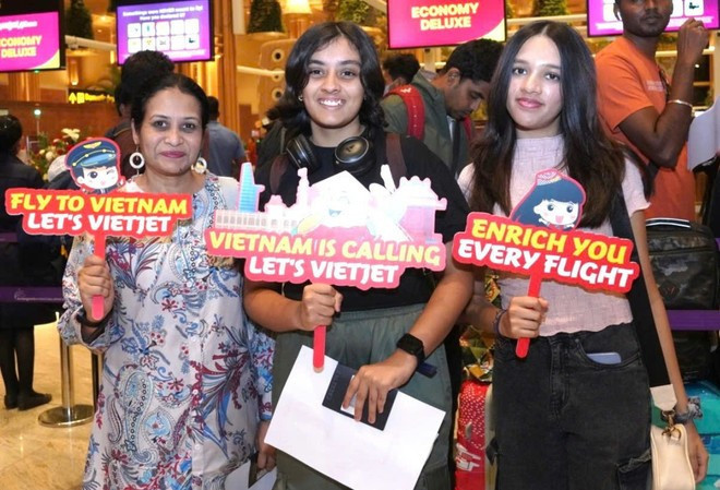 Clientes de Vietjet. (Foto: VNA)