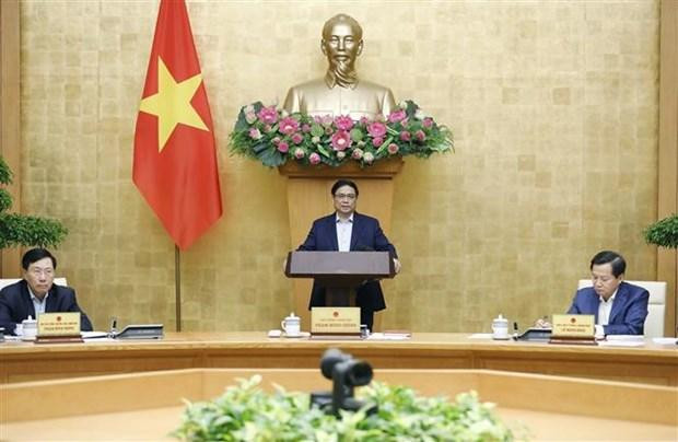 El primer ministro vietnamita, Pham Minh Chinh. (Fotografía: VNA) El primer ministro vietnamita, Pham Minh Chinh. (Fotografía: VNA)