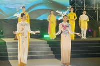 Una presentación de Ao Dai. (Foto: VNA)
