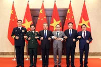 Ministros de Relaciones Exteriores, Defensa y Seguridad Pública de Vietnam y China en el primer Diálogo estratégico 3+3 (Foto: VNA)
