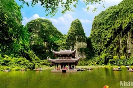 El complejo escénico de Trang An, provincia de Ninh Binh. (Foto: Nhan Dan)