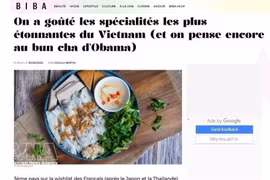 Revista francesa destaca platos imprescindibles para descubrir gastronomía de Vietnam
