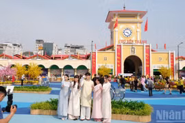 El mercado Ben Thanh, Ciudad Ho Chi Minh. (Foto: Nhan Dan)