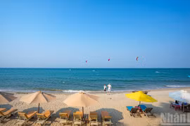 La playa en la ciudad de Da Nang. (Foto: Nhan Dan)