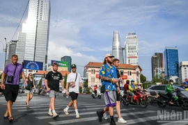 Visitantes extranjeros en Vietnam aumentan de manera impresionante. (Foto: Nhan Dan)