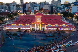 Vista del mercado de Ben Thanh en Ciudad Ho Chi Minh. (Foto: laodong.vn)