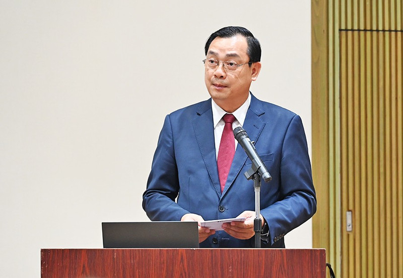 El director general de la Administración Nacional de Turismo de Vietnam, Nguyen Trung Khanh, habla en la cita (Foto: bvhttdl.gov.vn)