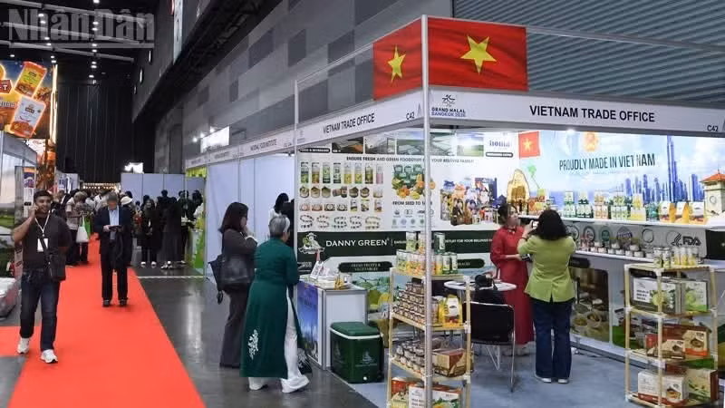 Pabellón de Vietnam en la Feria Grand Halal Bangkok 2026. (Foto: Xuan Son)