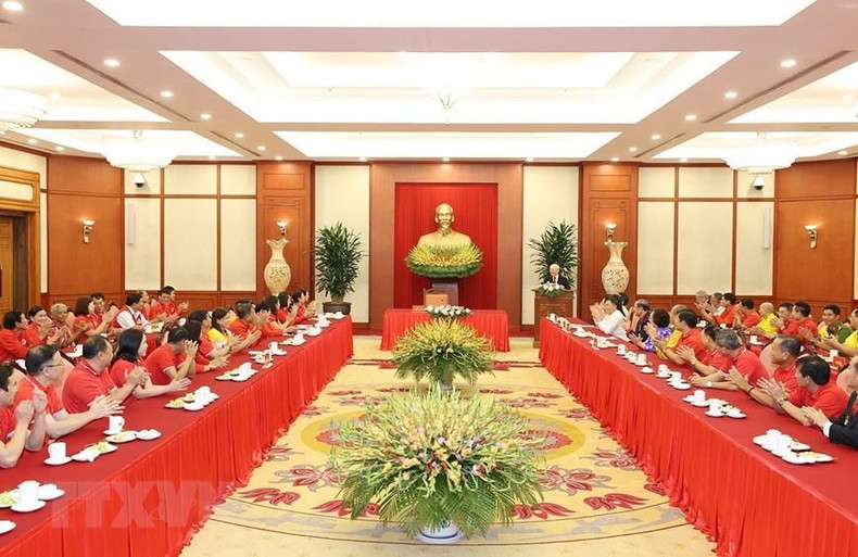 Escena de encuentro.