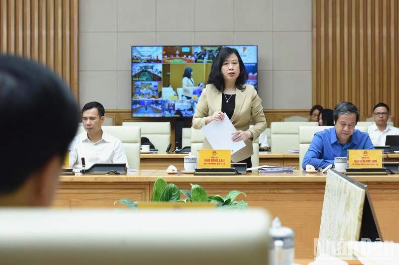 La ministra de Salud Pública, Dao Hong Lan.