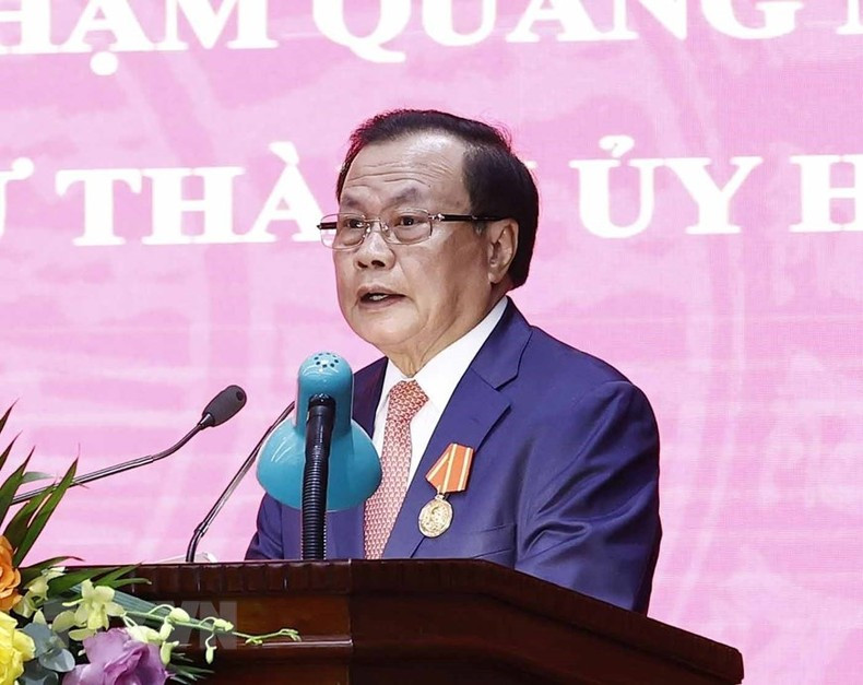 Pham Quang Nghi habla en el evento. Pham Quang Nghi habla en el evento.