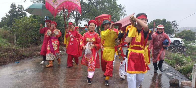 La ceremonia de procesión del agua se restauró en 2010.