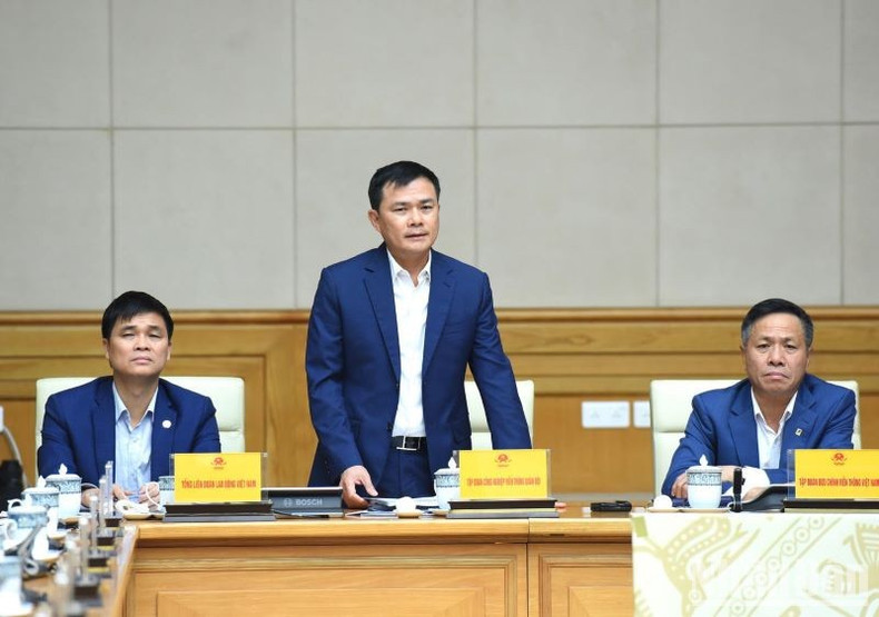 Habla Tao Duc Thang, presidente y director general del Grupo Viettel. Habla Tao Duc Thang, presidente y director general del Grupo Viettel.