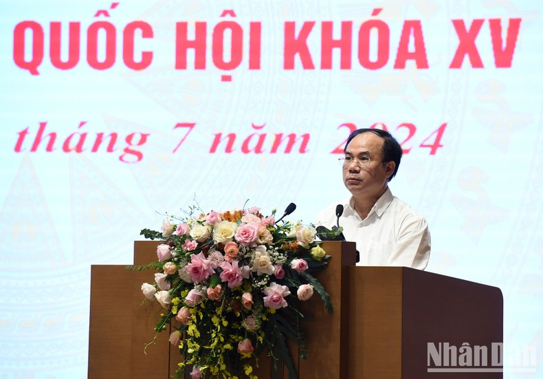 El viceministro de Construcción Nguyen Van Sinh en el evento. El viceministro de Construcción Nguyen Van Sinh en el evento.