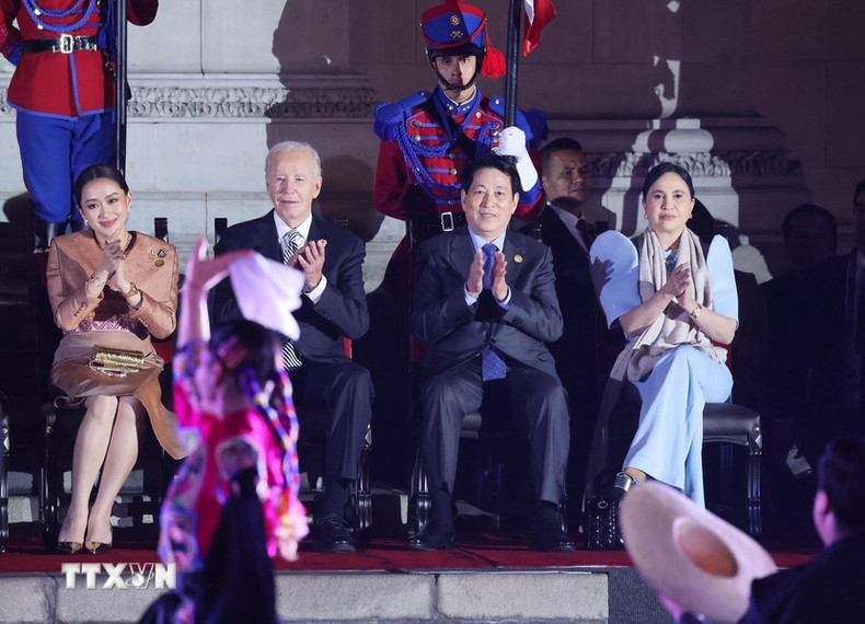 Luong Cuong en el evento. Luong Cuong en el evento.