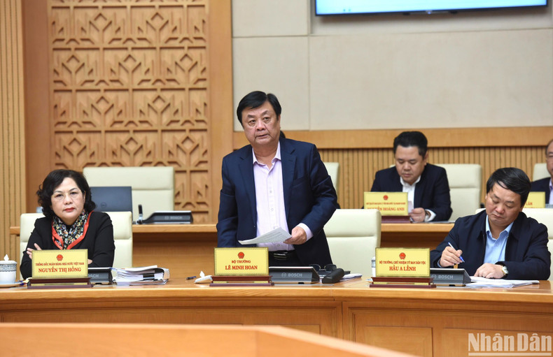 El ministro de Agricultura y Desarrollo Rural, Le Minh Hoan.