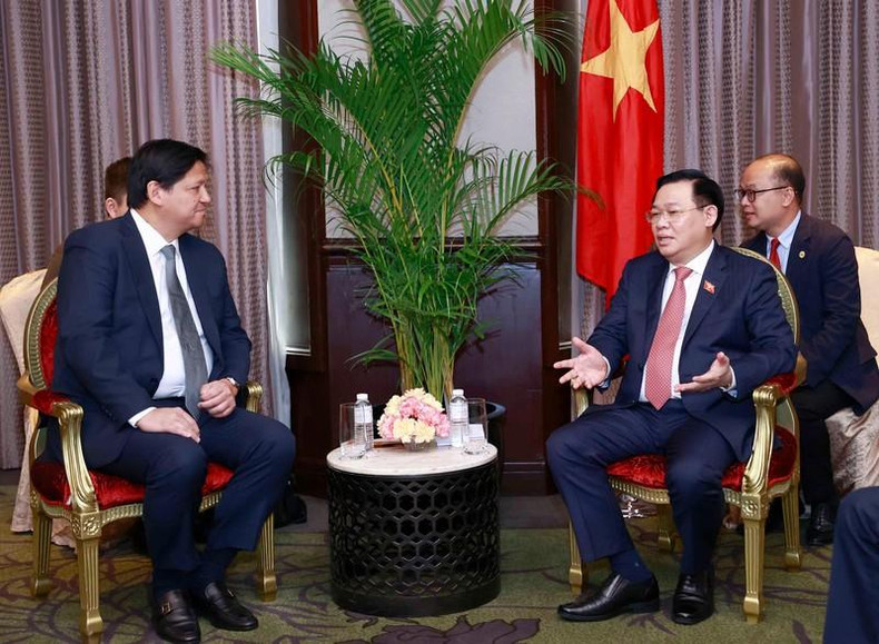 Líder legislativo vietnamita recibe al presidente de la empresa filipina ACEN ảnh 1 Líder legislativo vietnamita recibe al presidente de la empresa filipina ACEN ảnh 1