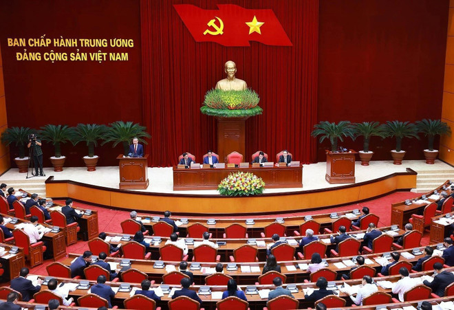 Una reunión del Comité Central del Partido Comunista de Vietnam del XIII mandato, el 25 de noviembre de 2024. (Foto: VNA) Una reunión del Comité Central del Partido Comunista de Vietnam del XIII mandato, el 25 de noviembre de 2024. (Foto: VNA)