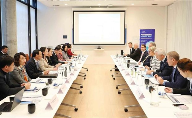 En la reunión con representantes del grupo danés CIP. En la reunión con representantes del grupo danés CIP.