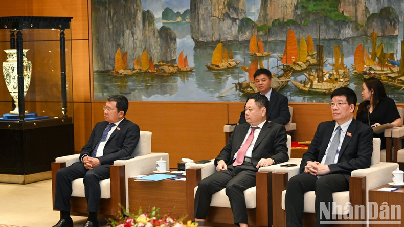 Delegados vietnamitas en la reunión. Delegados vietnamitas en la reunión.