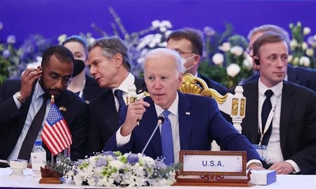 El presidente estadounidense, Joe Biden, en la 10ª Cumbre Asean-EE. UU. (Foto: VNA)