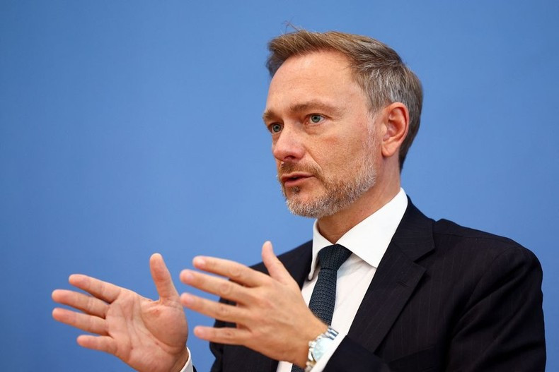 El ministro de Finanzas, Christian Lindner, del Partido Democrático Liberal (Foto: Reuters) El ministro de Finanzas, Christian Lindner, del Partido Democrático Liberal (Foto: Reuters)