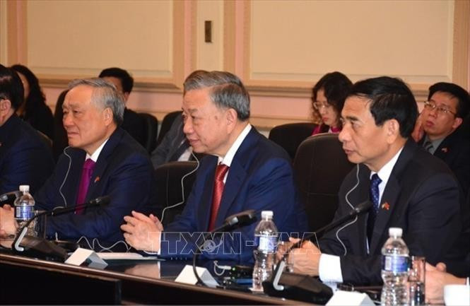 El dirigente vietnamita interviene en la cita.