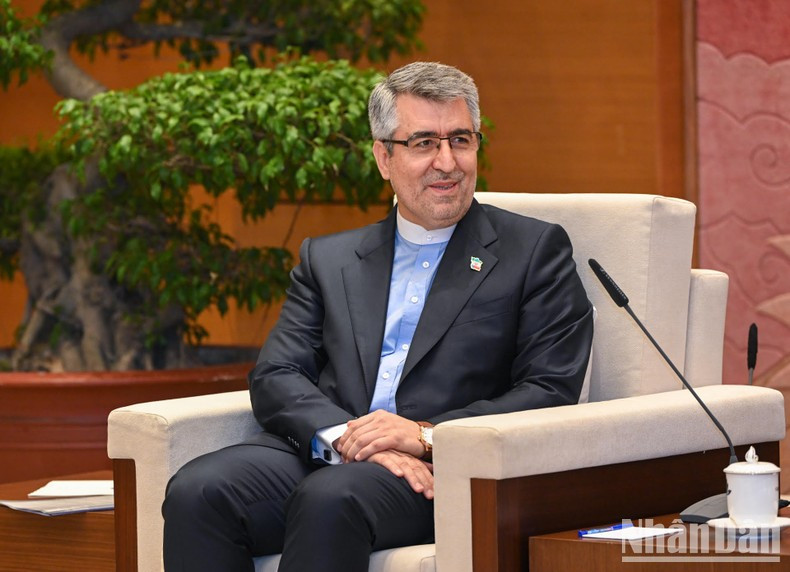 Ali Akbar Nazari interviene.