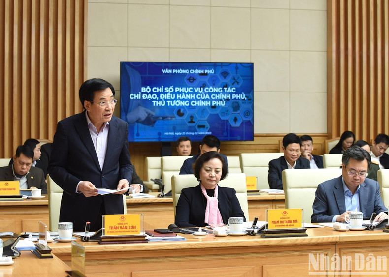 El ministro y jefe de la Oficina Gubernamental, Tran Van Son, en la cita. El ministro y jefe de la Oficina Gubernamental, Tran Van Son, en la cita.